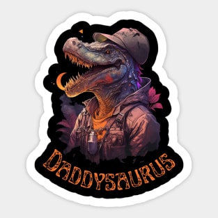 Daddysaurus - for dinosaur loving father Sticker